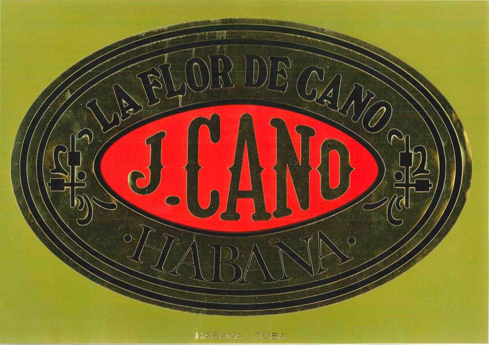 A logo of the La Flor de Cano brand, as it is still used today. (Source: Enzo A. Infante: “Havana Cigars 1817-1960”, Neptune City 1997)