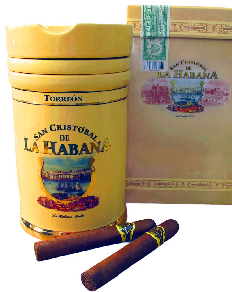 Die San Cristóbal de la Habana Torreón, eine Zigarre, die 2012 in einem Keramik-Jar auf den Markt kam.
