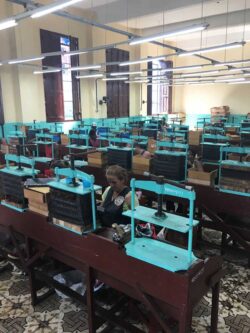 Die Galera der H.Upmann-Manufaktur in der ersten Etage der Fabrik.