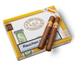 The branding for La Gloria Cubana is rather understated these days (logo on the lid), with yellow being the dominant colour.