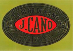 A logo of the La Flor de Cano brand, as it is still used today. (Source: Enzo A. Infante: “Havana Cigars 1817-1960”, Neptune City 1997)